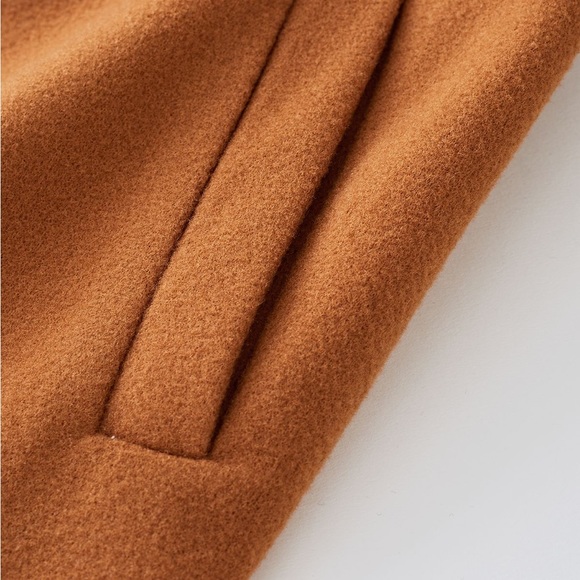 CHICWISH OPEN FRONT WOOL-BLEND COAT - Picture 4 of 7